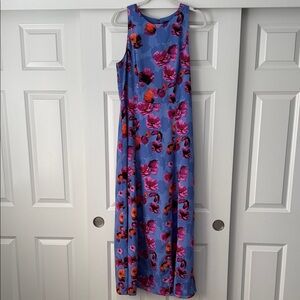 Banana Republic Floral Maxi Dress - Blue and Pink NWOT Size: 12 ✨
